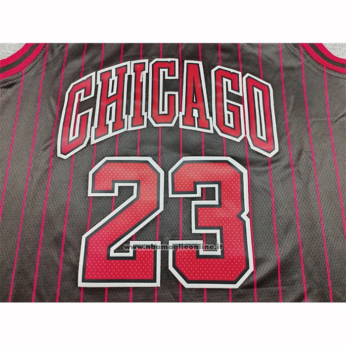 Maglia Chicago Bulls Michael Jordan No 23 Statement 2025-26 Nero
